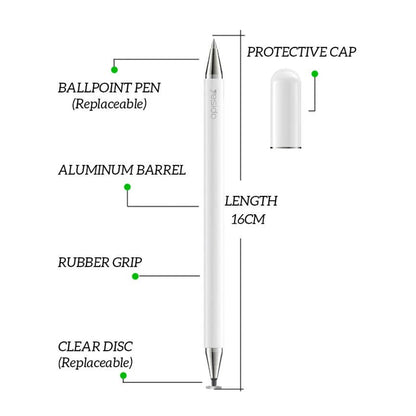 Touch Pen Yesido ST04, 2in1, Bel