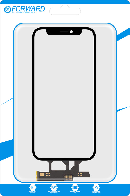 Touchscreen Forward Guard OCA za Apple iPhone 12 mini, Črna