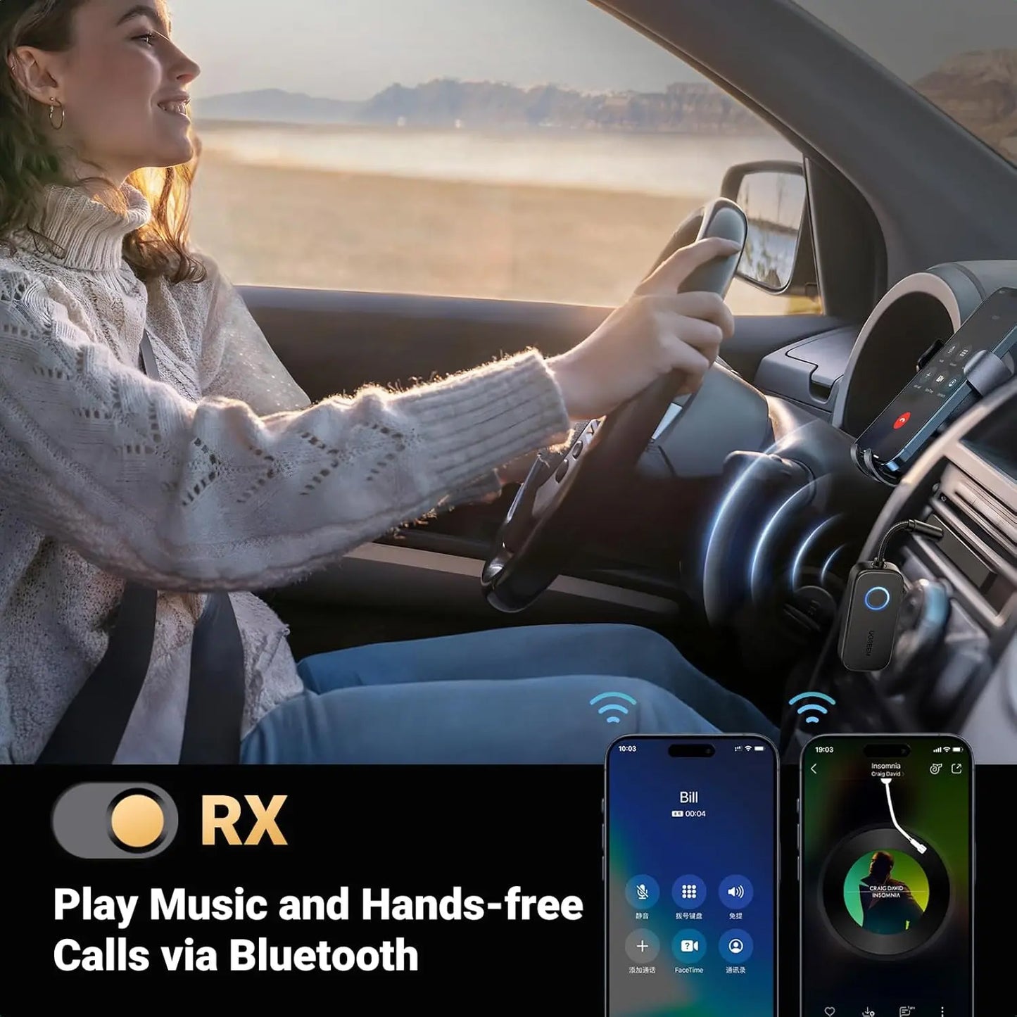 Oddajnik / Sprejemnik Bluetooth UGREEN CM672
