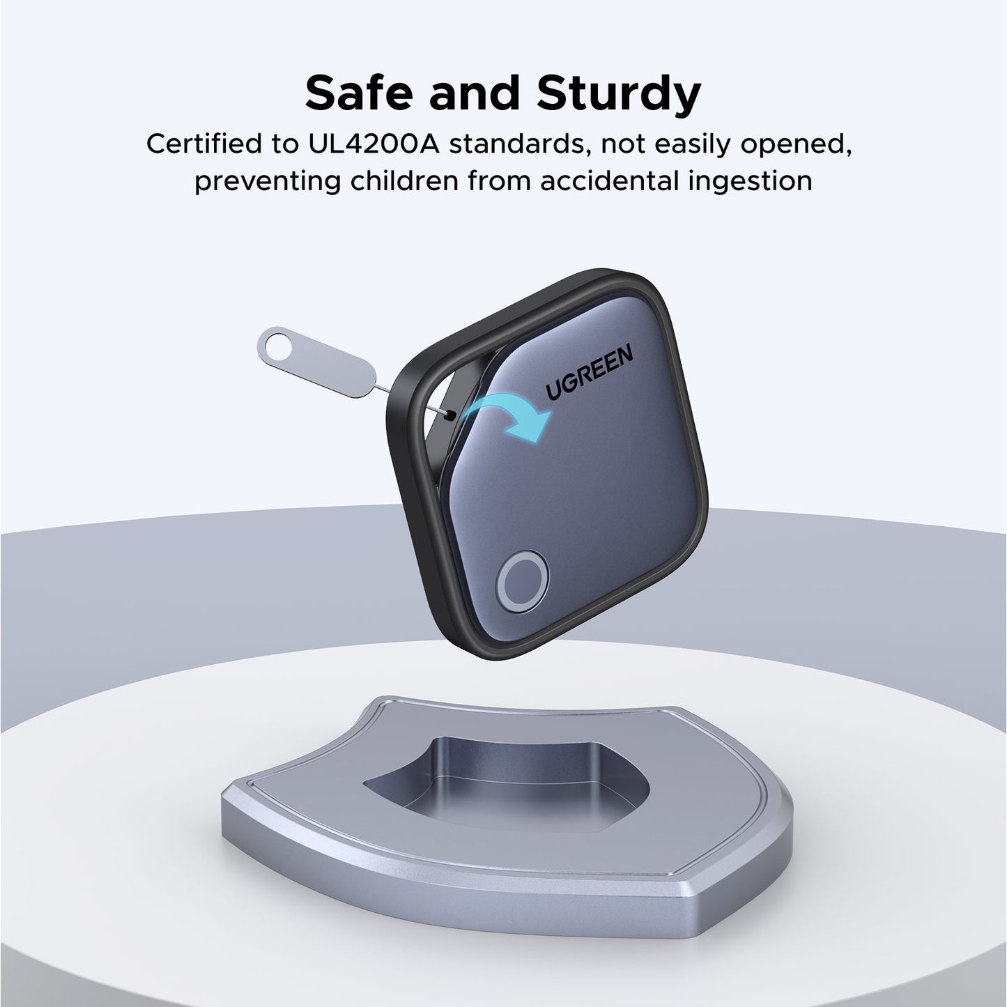 UGREEN SmartTag Pro Smart CM916 (75646P), Black