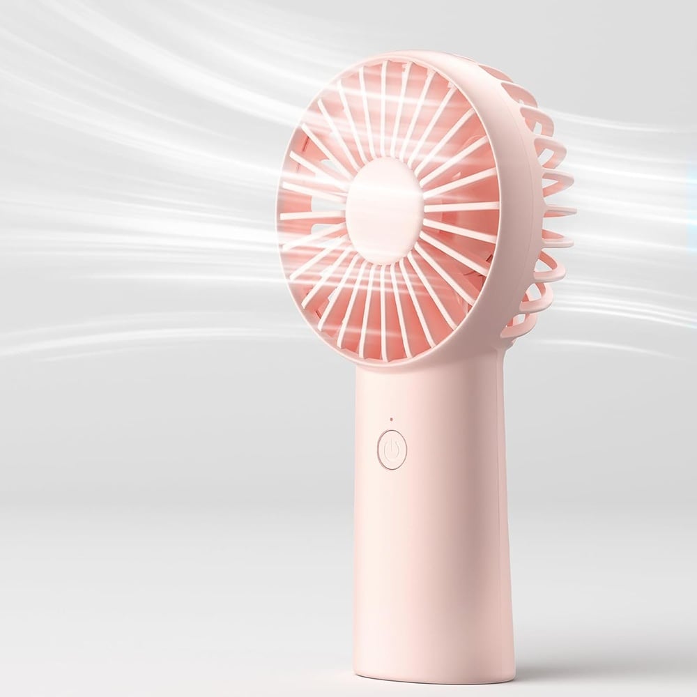 Prenosni ventilator JisuLife FA20X, roza