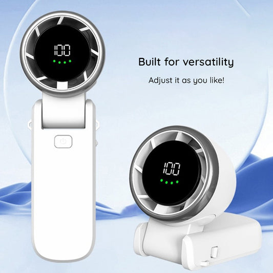 Prenosni ventilator Techsuit A9, roza