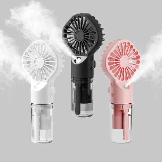 Prenosni ventilator Techsuit G10, roza