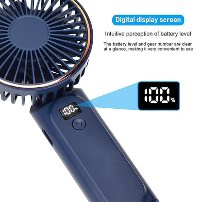 Prenosni ventilator Techsuit M12, modra