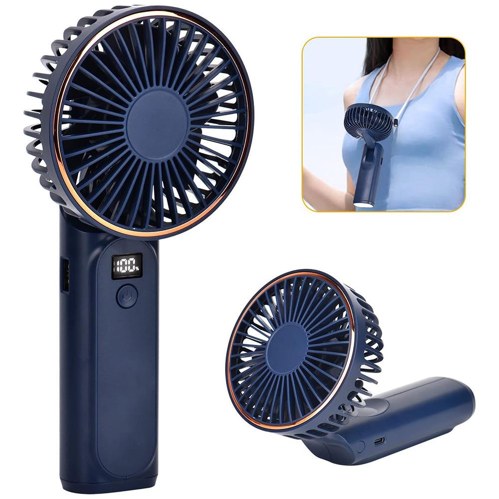 Prenosni ventilator Techsuit M12, modra