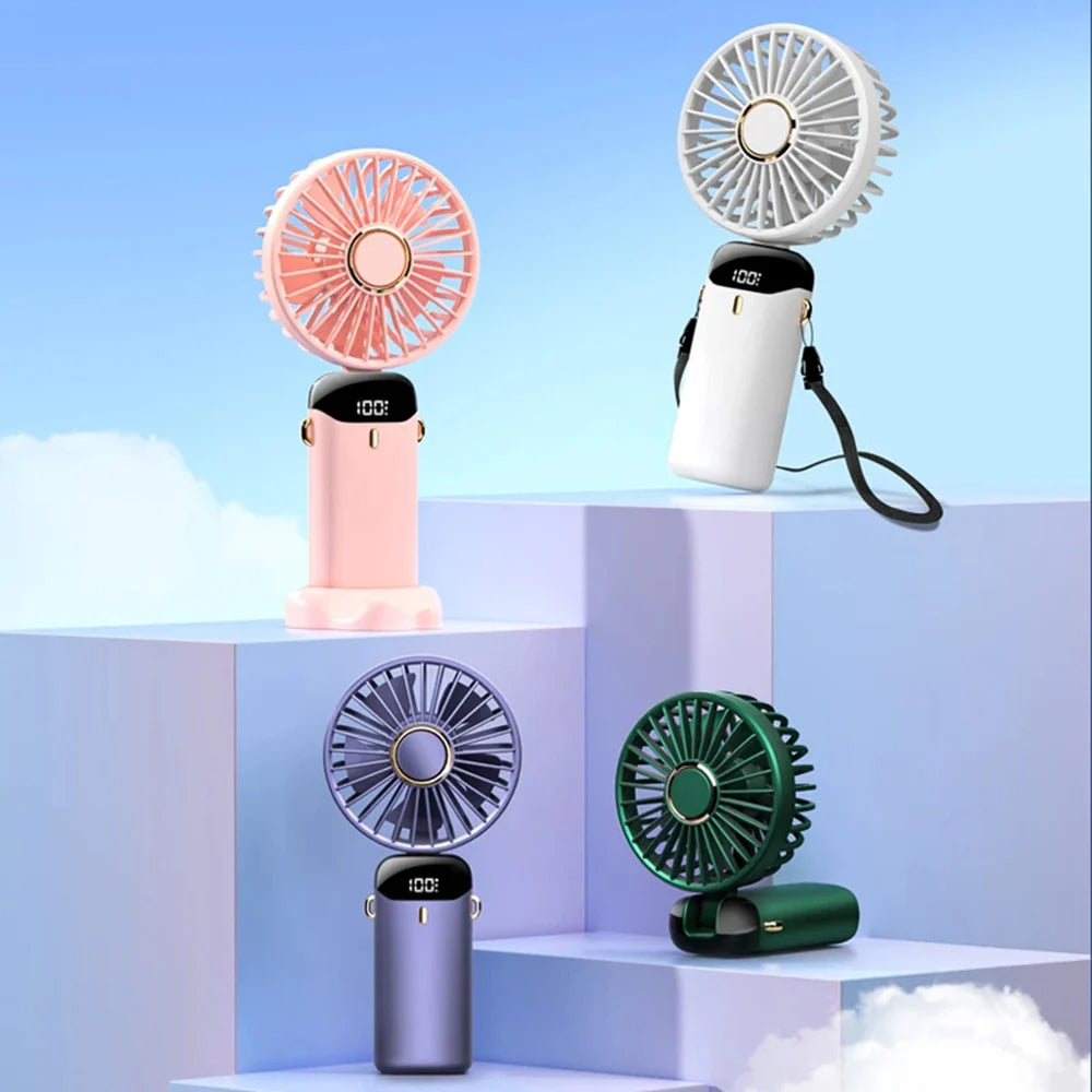 Prenosni ventilator Techsuit N15, vijoličen