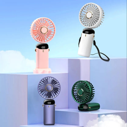 Prenosni ventilator Techsuit N15, vijoličen