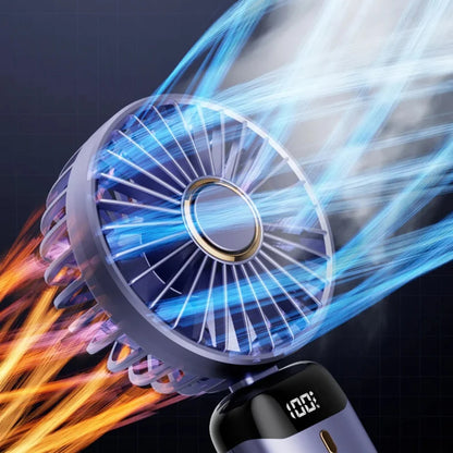 Prenosni ventilator Techsuit N15, vijoličen