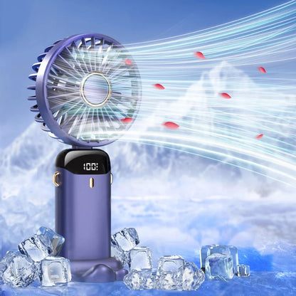 Prenosni ventilator Techsuit N15, vijoličen