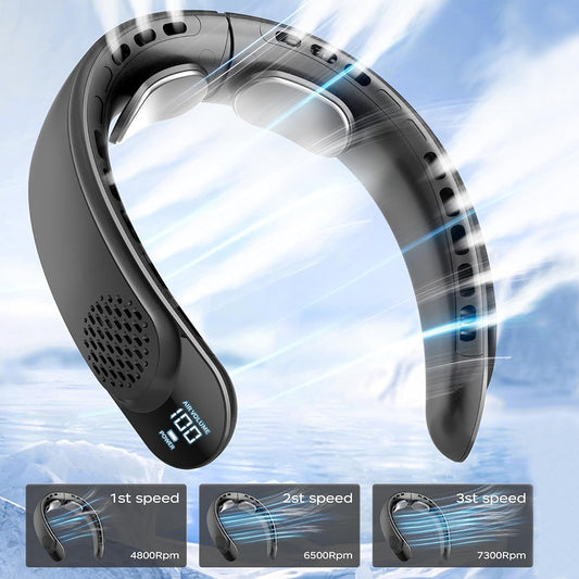 Prenosni ventilator Techsuit S8, črn