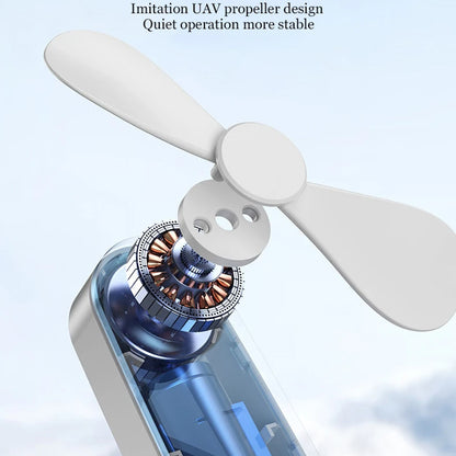 Prenosni ventilator Techsuit TF1, roza