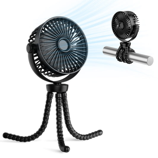 Prenosni ventilator Techsuit VP1, črn