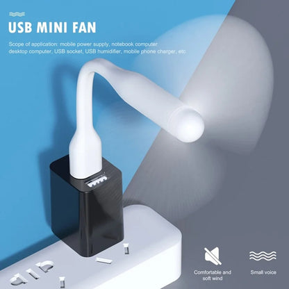 USB ventilator Techsuit TUF1, roza