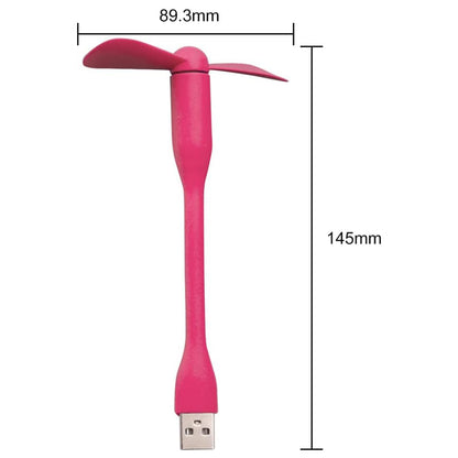 USB ventilator Techsuit TUF1, roza