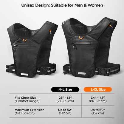 Tekmovalna telovnik Spigen Dynamic Shield A720, Velikost L - XL, Črna AMP11390